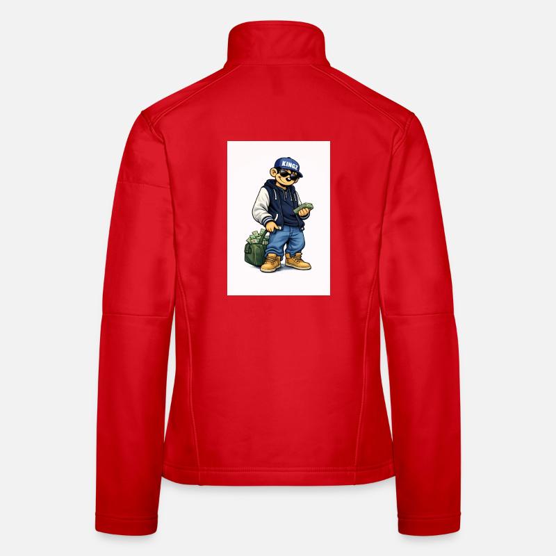 Kingz Monkey Hustler Frauen Softshelljacke