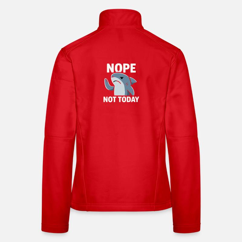 Nein Heute Haifisch Meme Frauen Softshelljacke