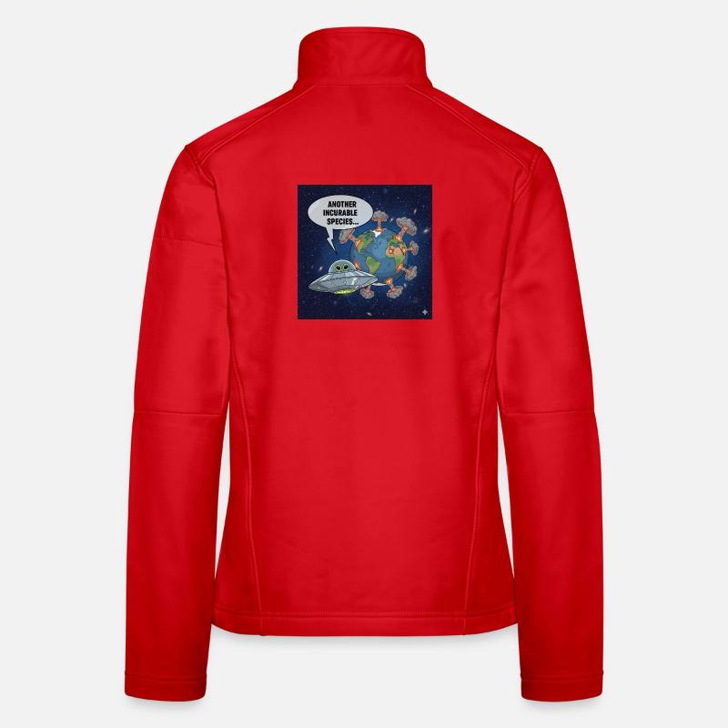 Alien UFO Observation - Another Irreparable Race Women's Softshell Jacket