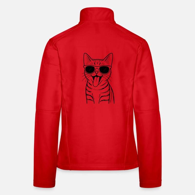 Vibrations lunettes de soleil pour chat Veste en tissu softshell Femme