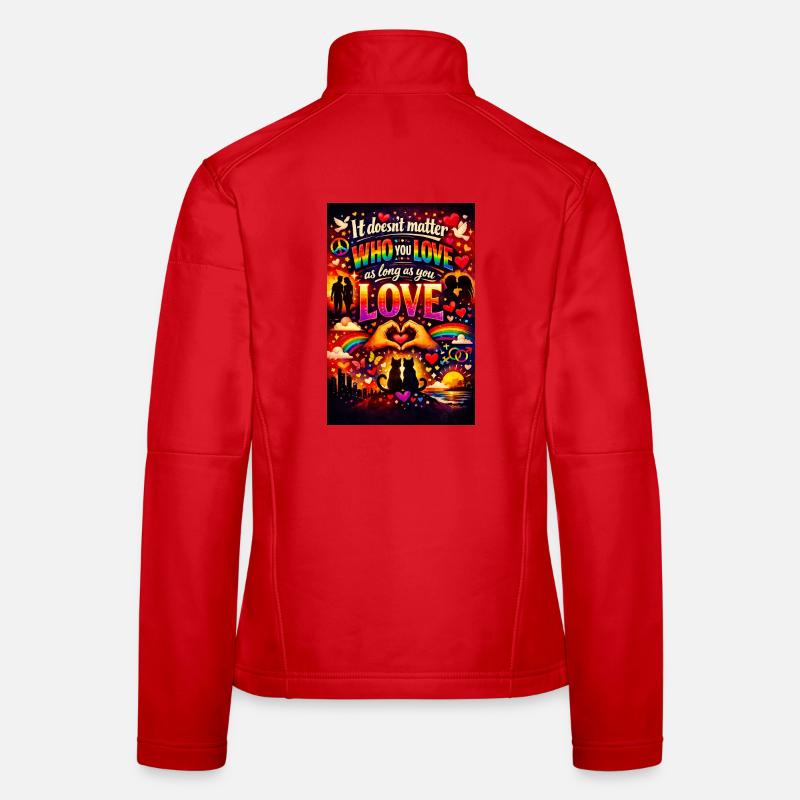 Love knows no boundaries Women's Softshell Jacket