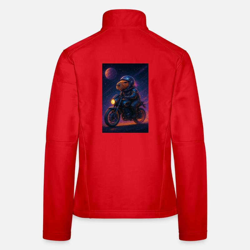 RockyZoo19 - Frauen Softshelljacke - Rot