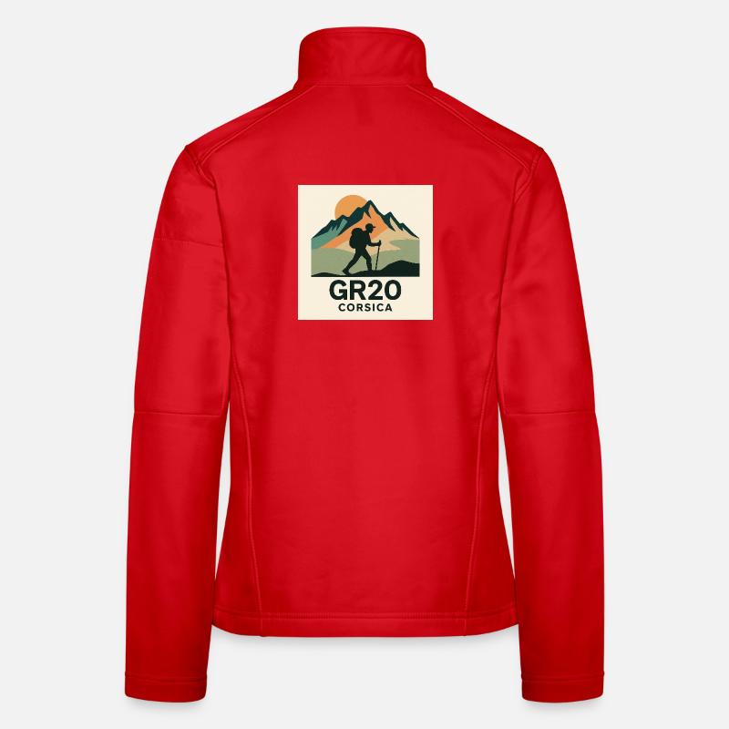 GR 20 CORSE Veste en tissu softshell Femme