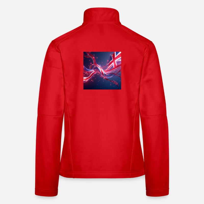 drapeaux_GB2 - Women's Softshell Jacket - red