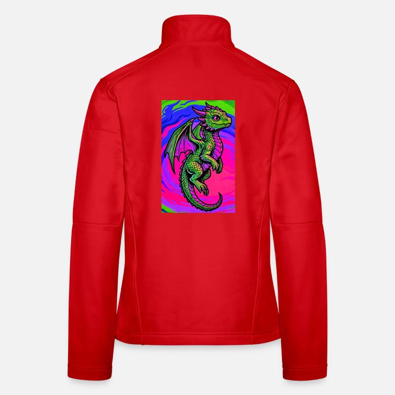 Drache Frauen Softshelljacke