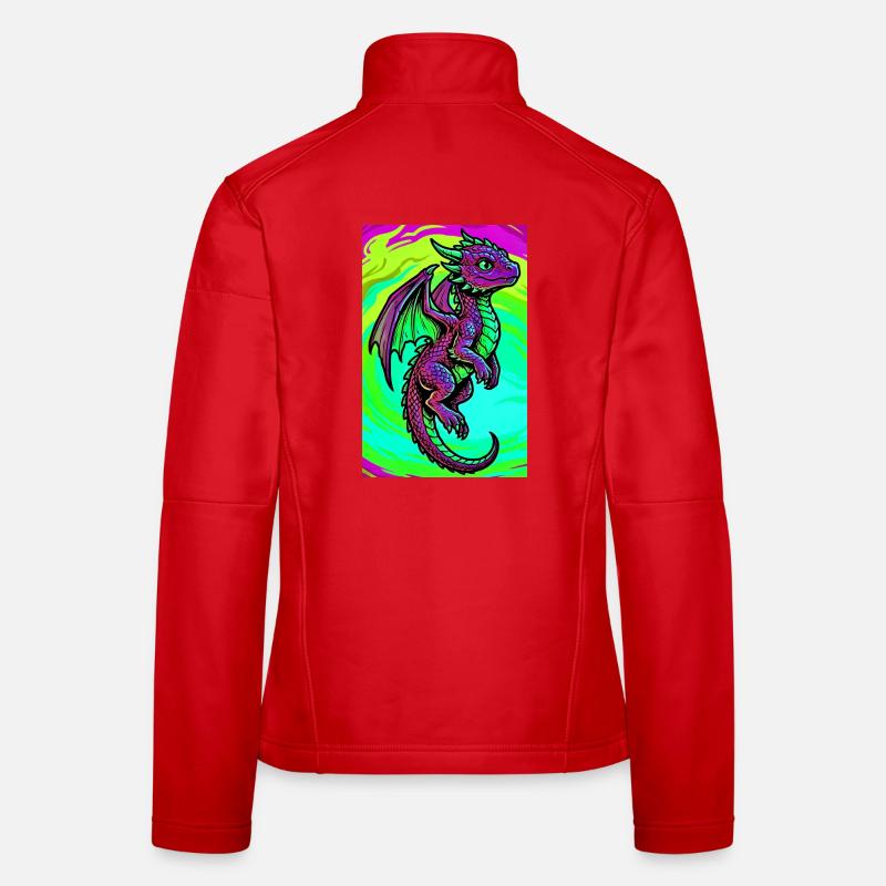 Drache Frauen Softshelljacke