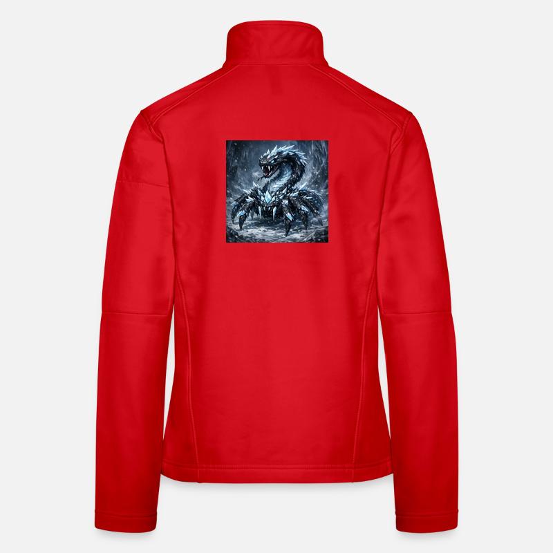 Kristalldrache im Eissturm Women's Softshell Jacket
