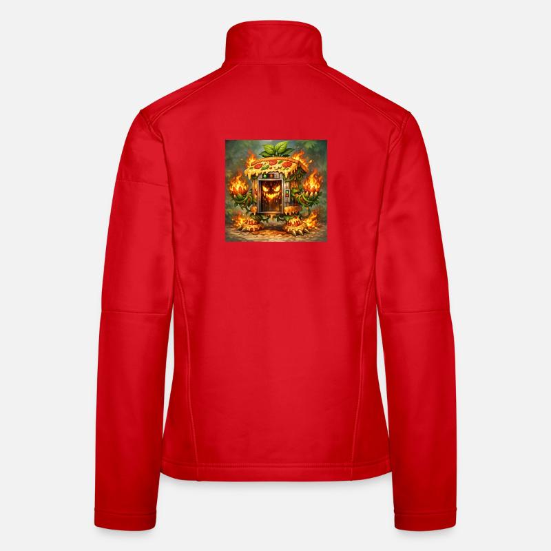 Monstre du Four à Feu à Pizza Veste en tissu softshell Femme