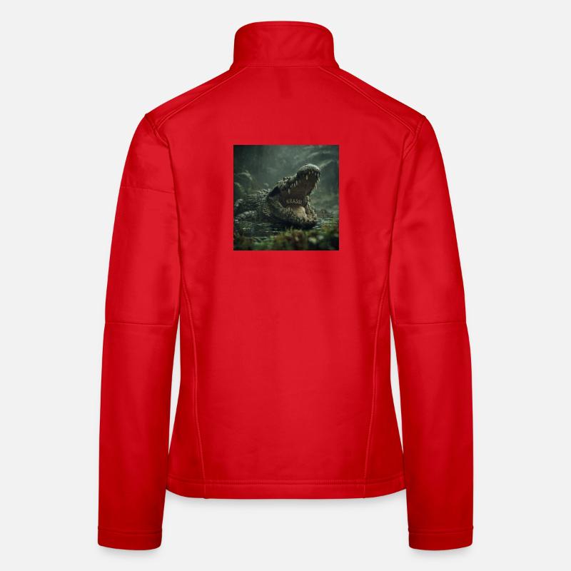 KRASS! Das wilde Krokodil Frauen Softshelljacke