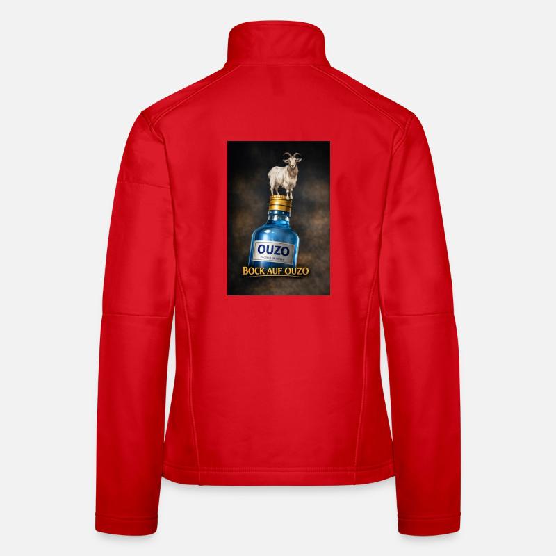 Bock auf Ouzo Frauen Softshelljacke