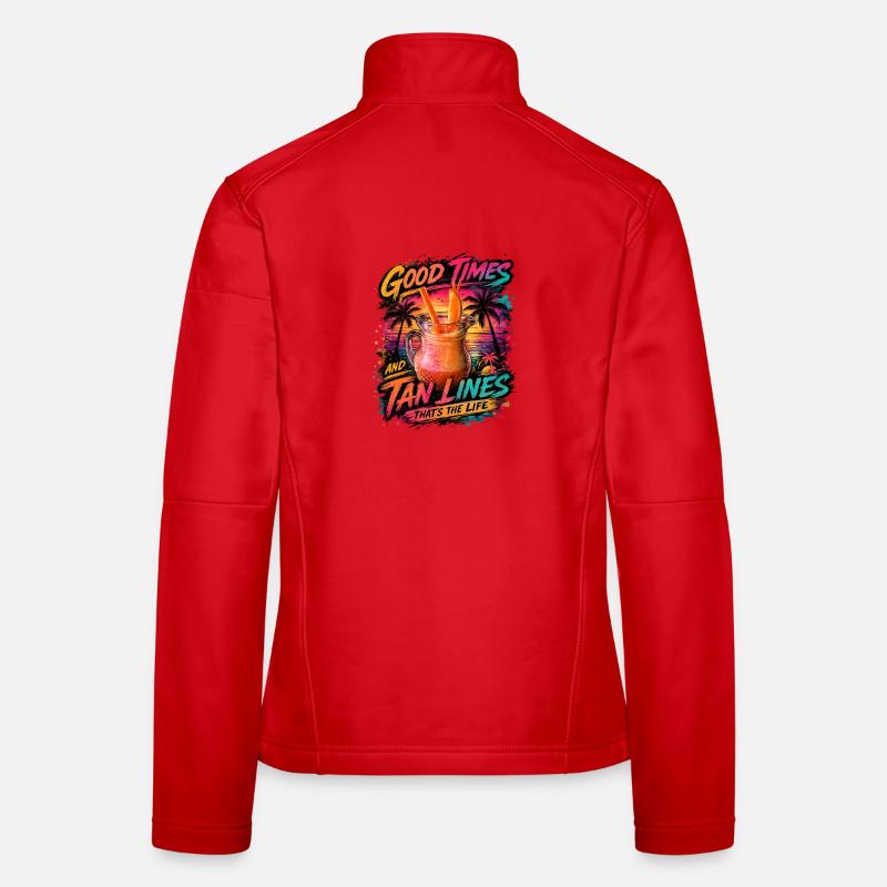 Marques de bronzage Good Times Veste en tissu softshell Femme