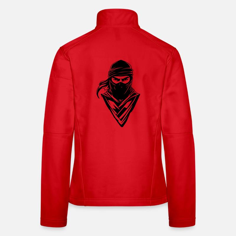Ninja - Gesicht Frauen Softshelljacke