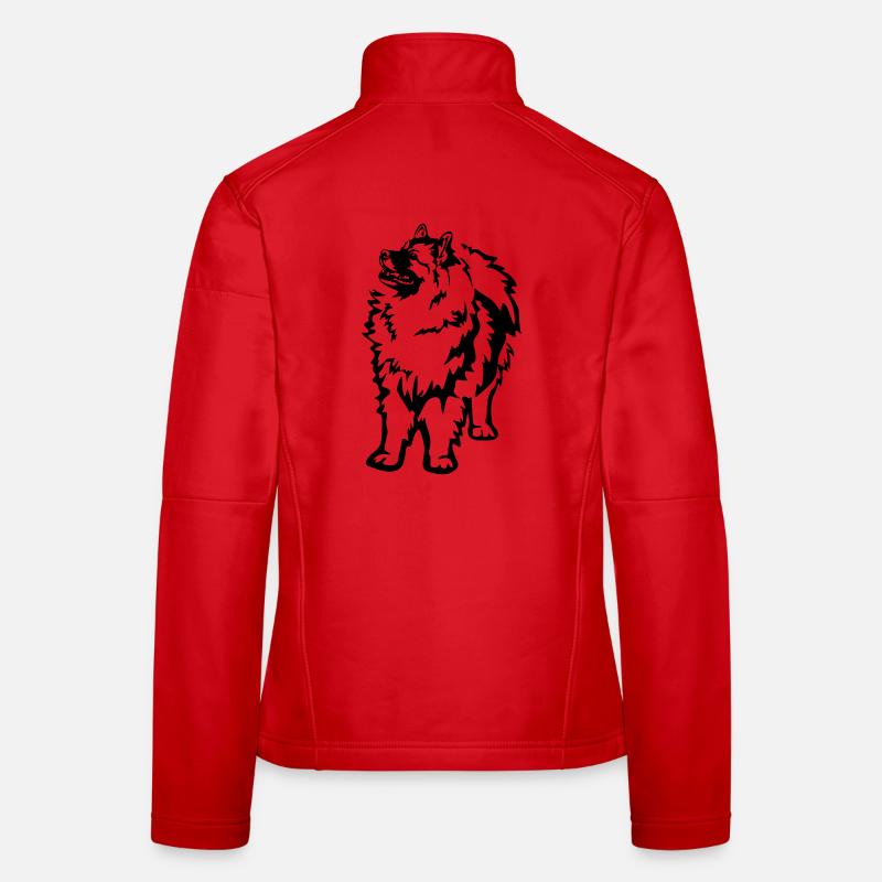Keeshond Veste en tissu softshell Femme