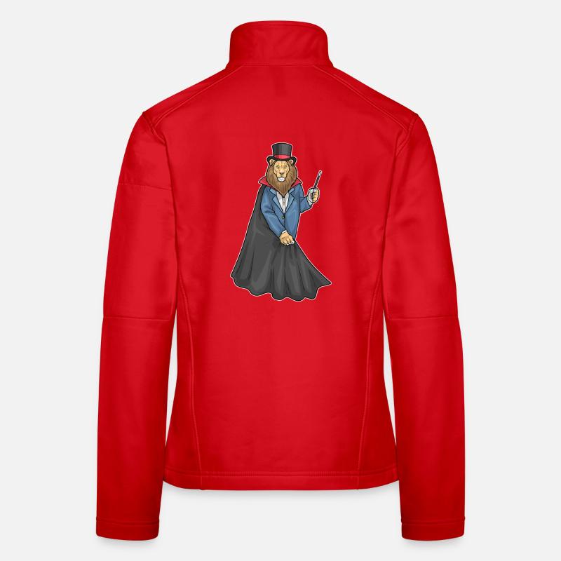 Baguette de sorcier lion Veste en tissu softshell Femme