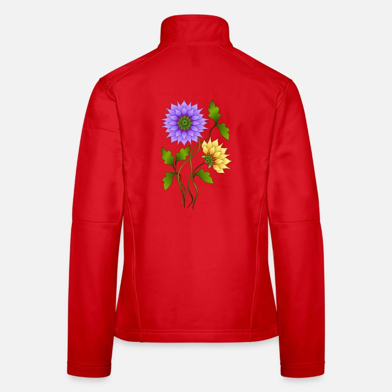 Fleur Veste en tissu softshell Femme