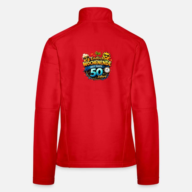 Finally weekend only 50 years left Women's Softshell Jacket