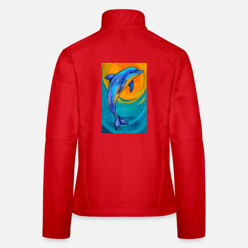 dauphin Veste en tissu softshell Femme