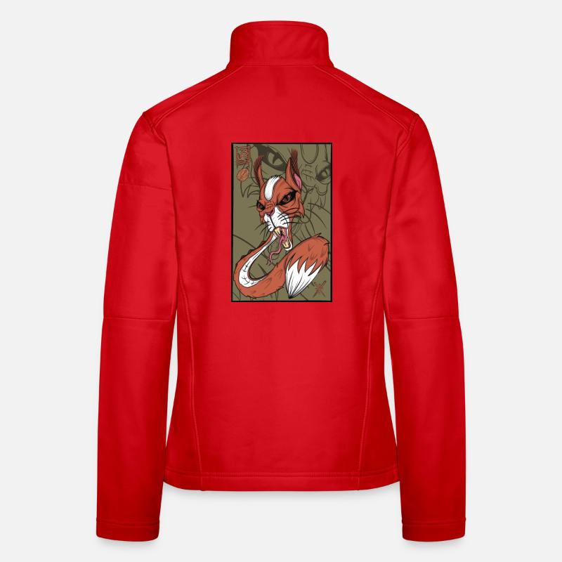 Foxy snake squirrel Women's Softshell Jacket