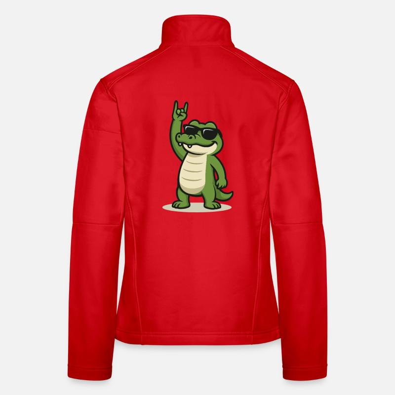 Croc à bascule Veste en tissu softshell Femme