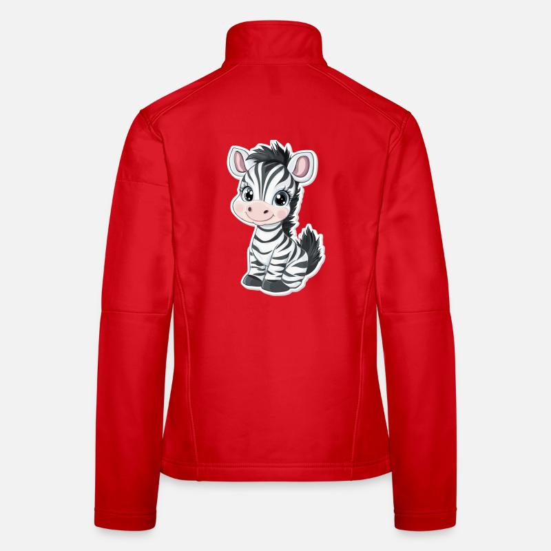 Zebra Frauen Softshelljacke