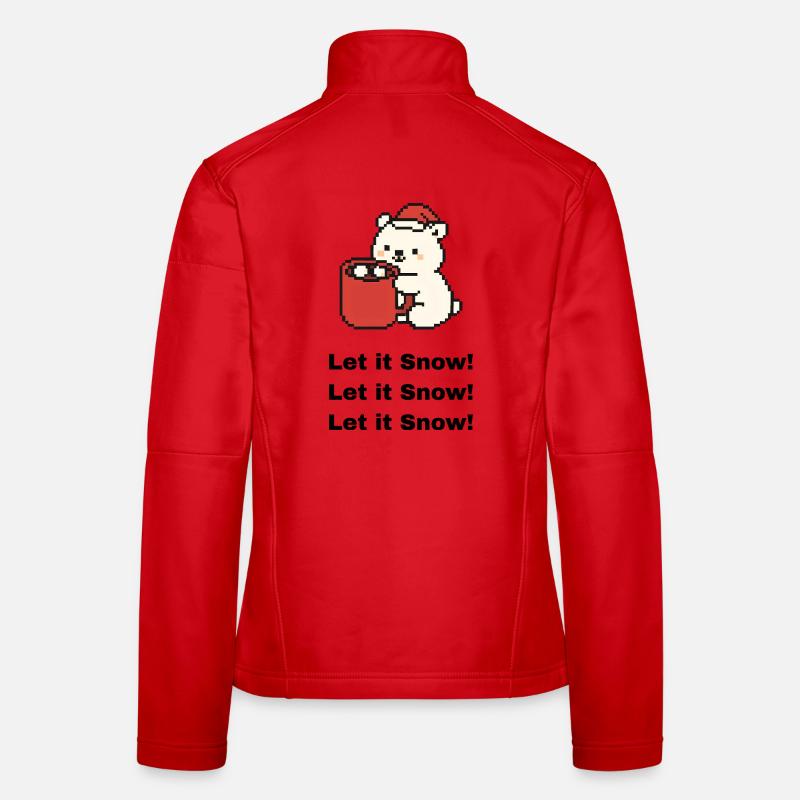 süßer Eisbär Frauen Softshelljacke