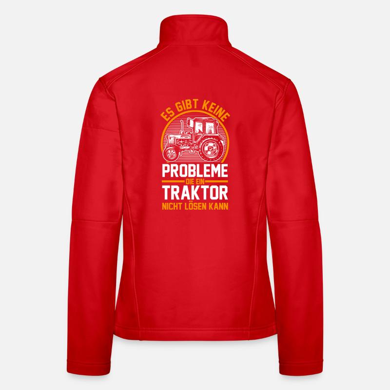 Tractor Farmer Farmer Tractor Driver Tractor Women's Softshell Jacket