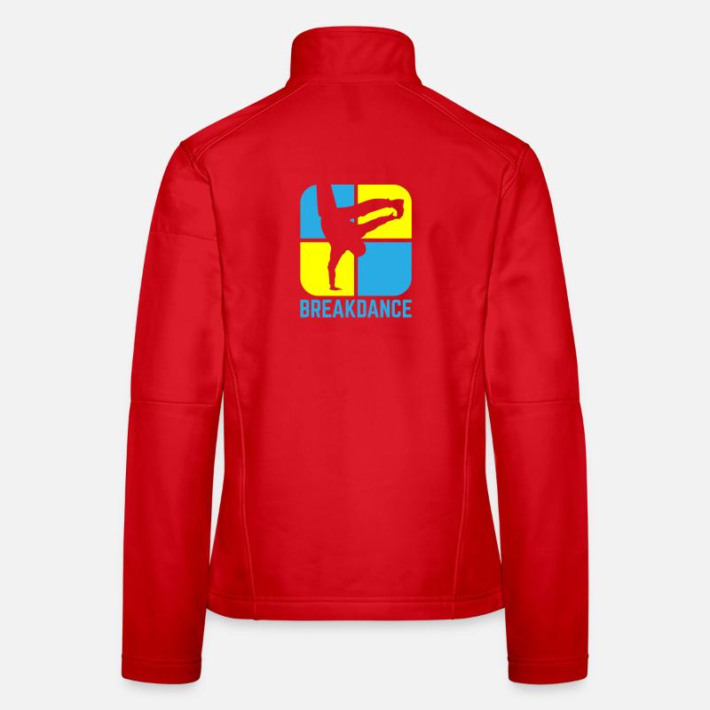 Breakdancing Women's Softshell Jacket