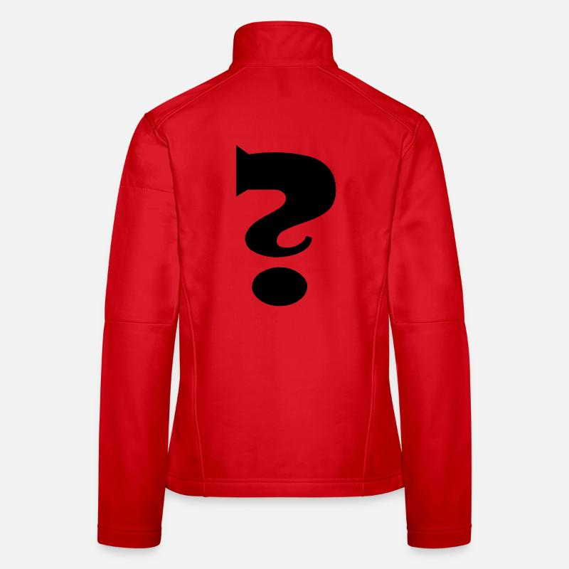 Fragezeichen Frauen Softshelljacke