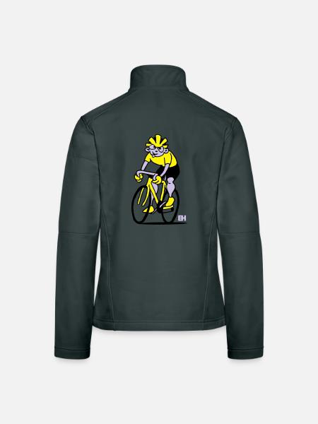 Cyclist - Cycling - Women's Softshell Jacket - mouse grey - Back