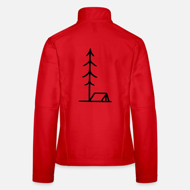 Camping - Tent Women's Softshell Jacket