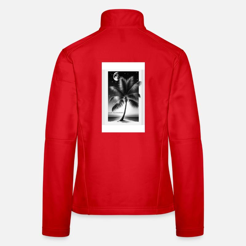Palmier Veste en tissu softshell Femme