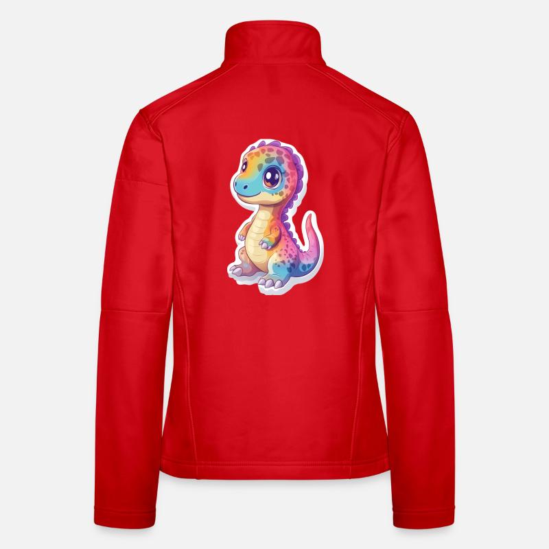 Dinosaurier Frauen Softshelljacke