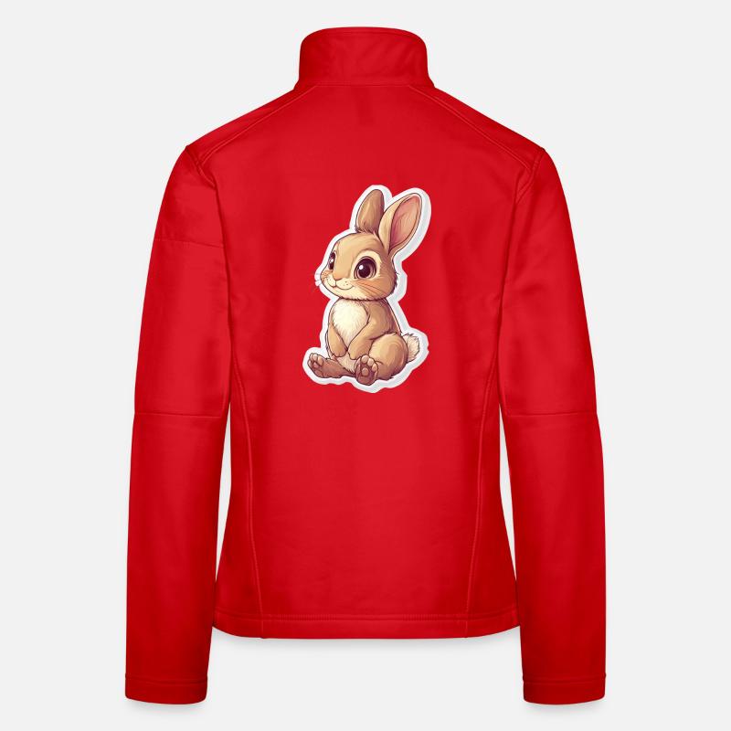 Lièvre Veste en tissu softshell Femme