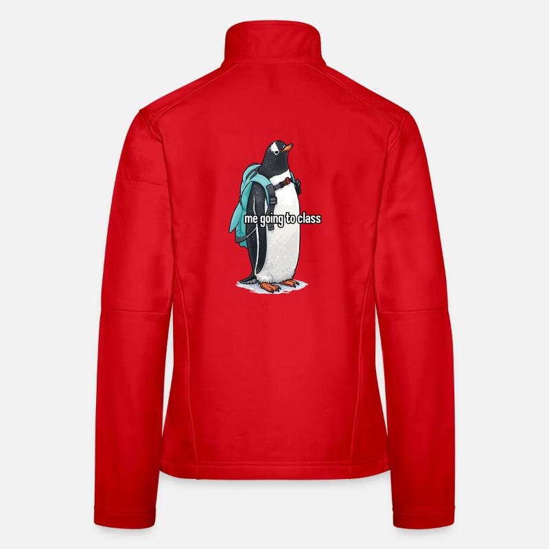 me going to class x Penguin Edition Women's Softshell Jacket