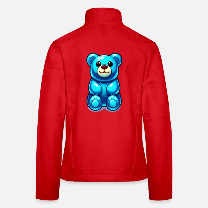 Teddybär Frauen Softshelljacke