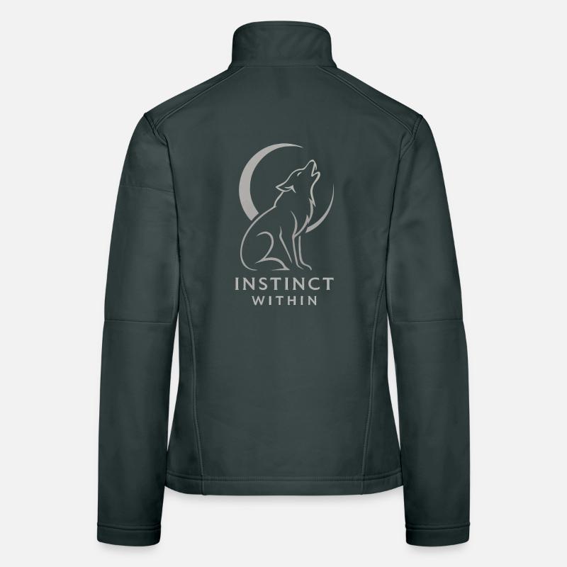 Howling Wolf Moon – Instinct Within Women's Softshell Jacket