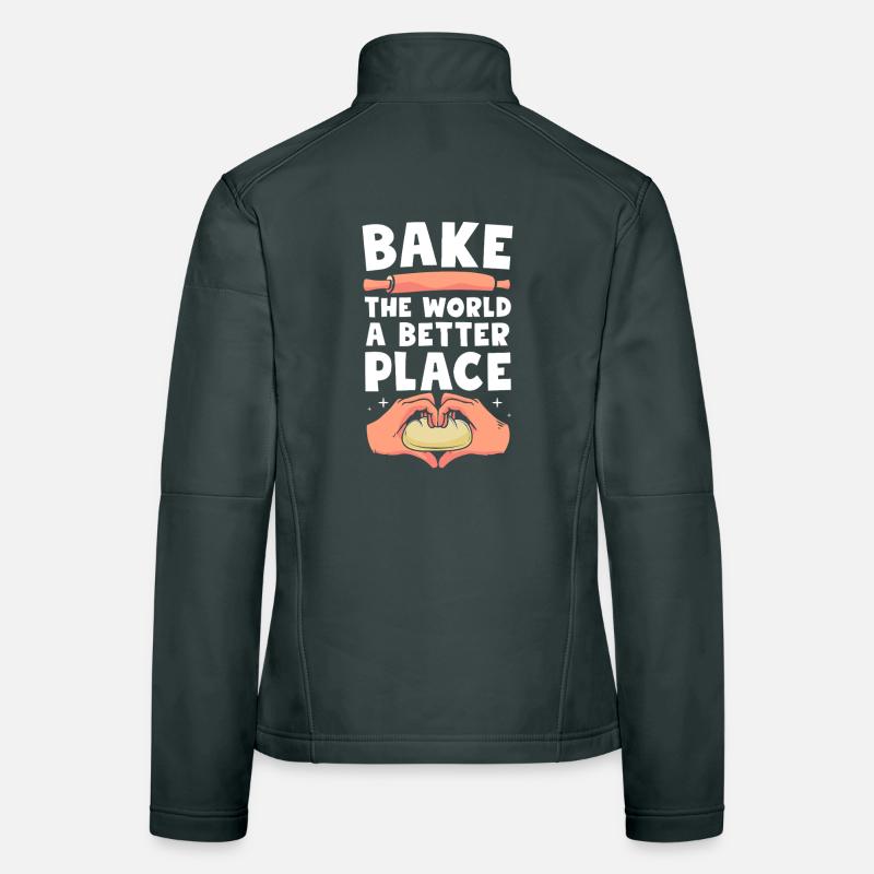 Bäcker Bäckerin Backen Frauen Softshelljacke
