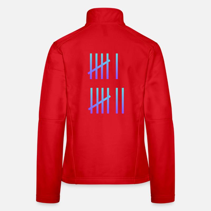 SIX SEVEN Meme Frauen Softshelljacke