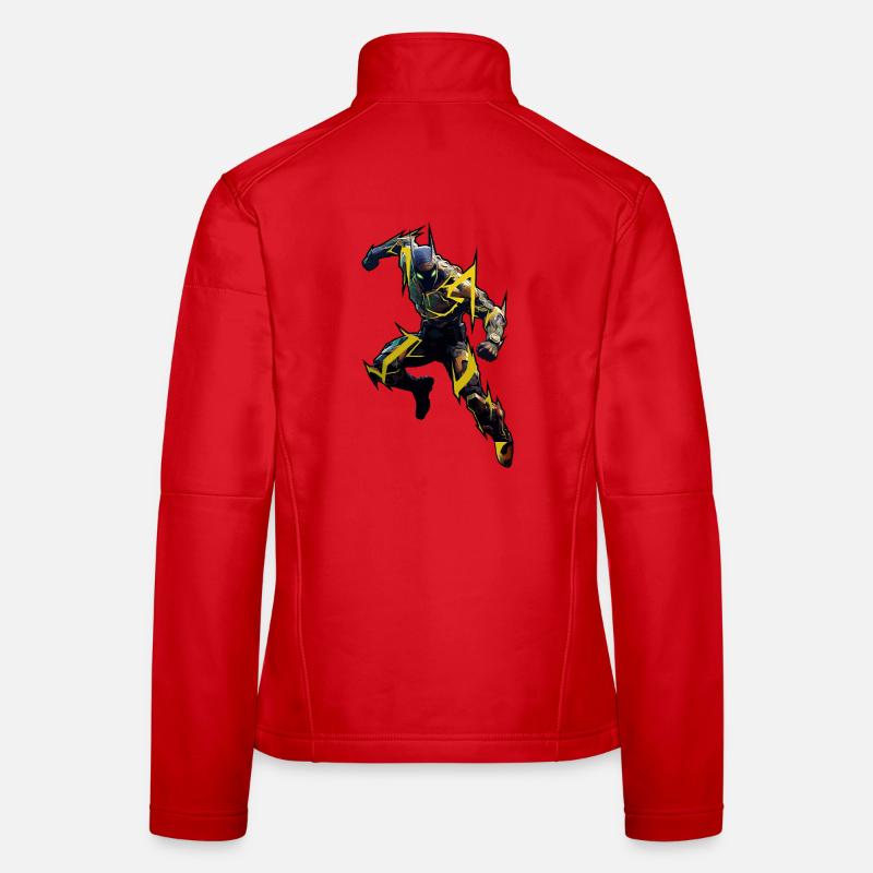 Auffälliger Superheld Frauen Softshelljacke