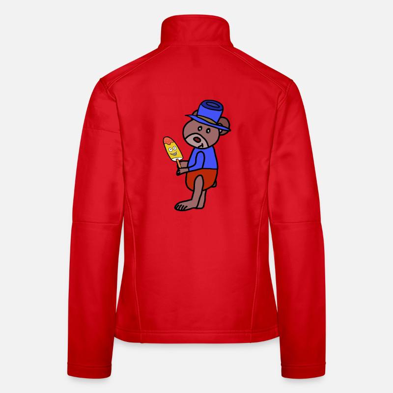Bär Kinder Eis Teddys Teddybär Kind Frauen Softshelljacke