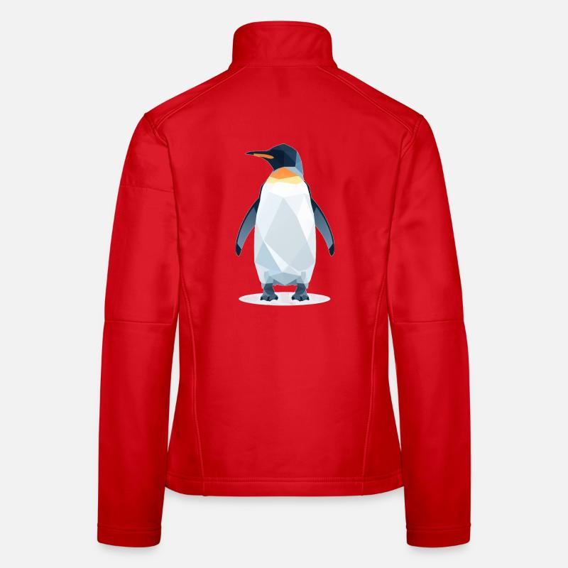 Penguin Style - Women's Softshell Jacket - red