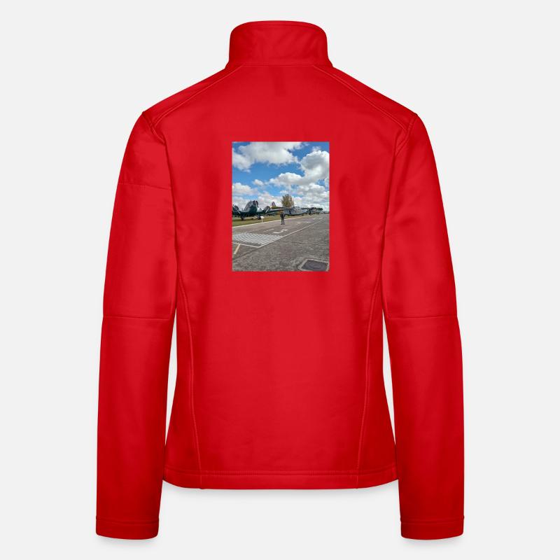 Klassische Luftfahrt auf der Bühne Frauen Softshelljacke