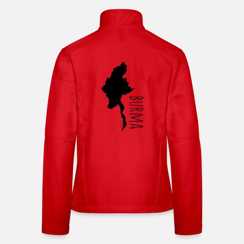 Burma Frauen Softshelljacke