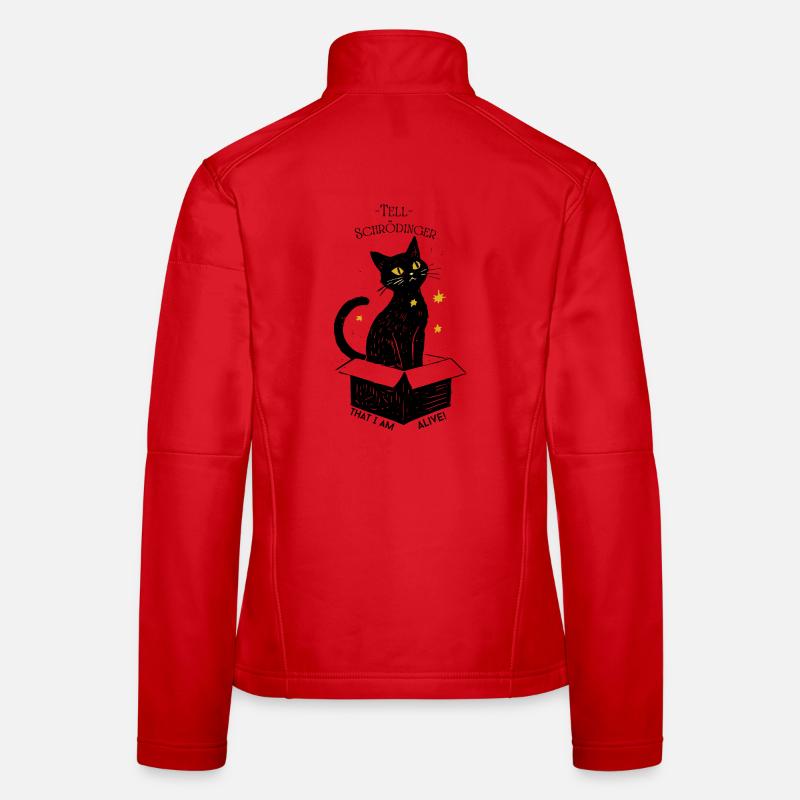 Le chat de Schrödinger Veste en tissu softshell Femme