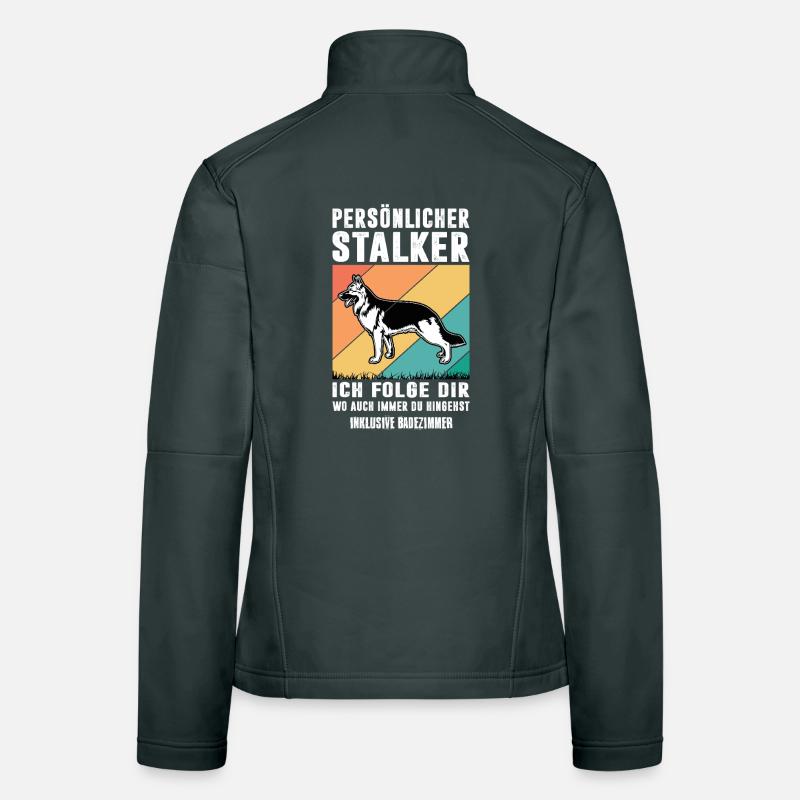 Schäferhund Geschenke Hund Herrchen Gassi Frauen Softshelljacke