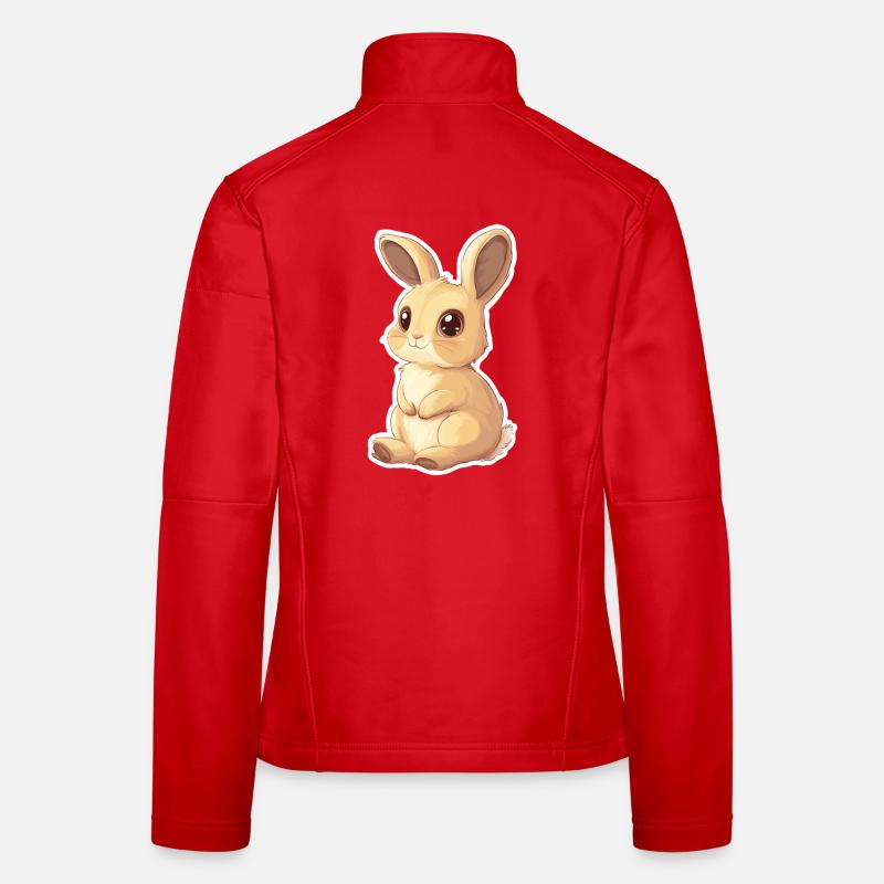 Lièvre Veste en tissu softshell Femme