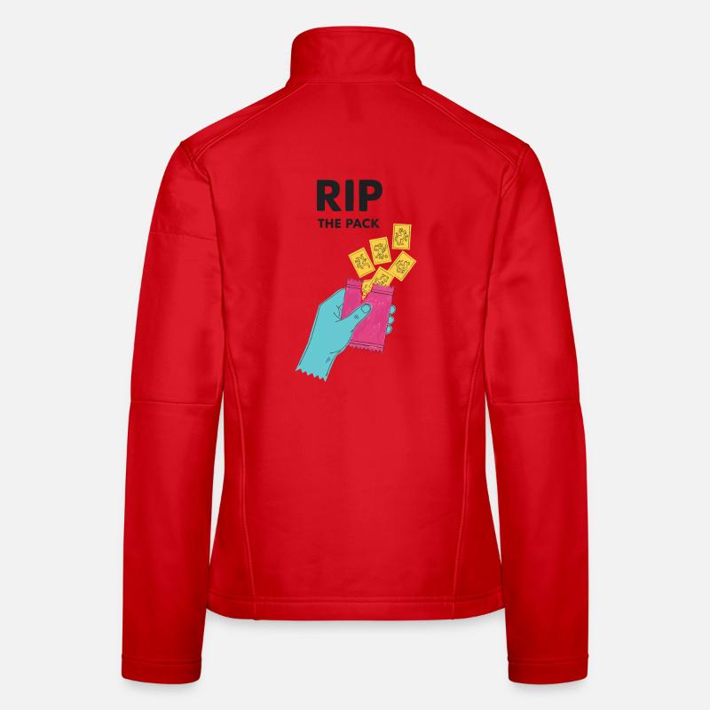 Rip The Pack Sammelkarten-Booster-Pack-Ripping Frauen Softshelljacke