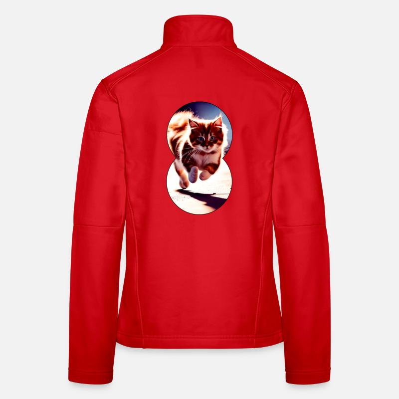 Running cat 8 Women's Softshell Jacket