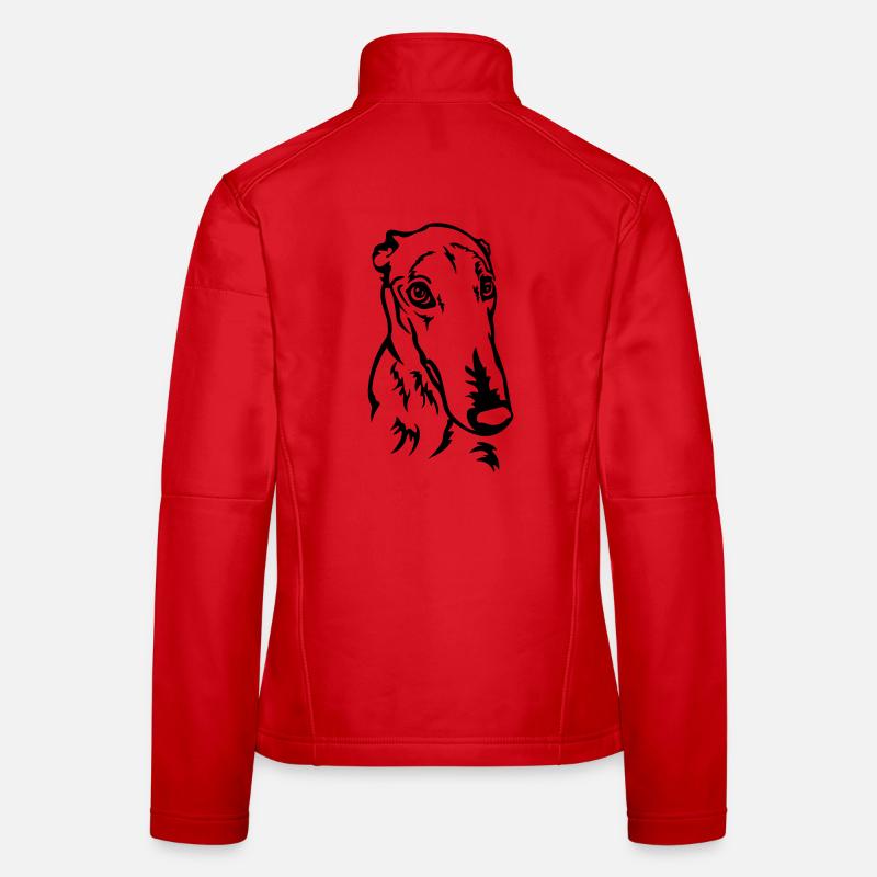 Greyhound Head Women's Softshell Jacket