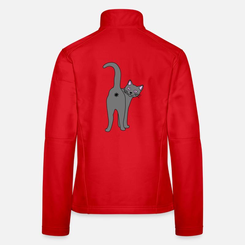 Méchant chat Veste en tissu softshell Femme